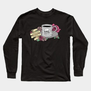 Espresso Yourself - Coffee Illustration Long Sleeve T-Shirt